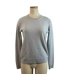 Everlane Sweater women's XS blue gray cashmere crew neck long sleeve